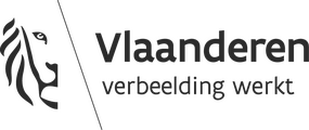 Logo Vlaanderen verbeelding werkt